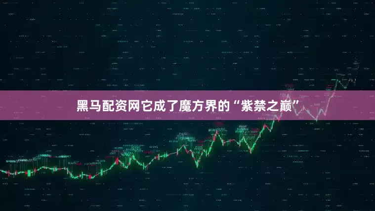 黑马配资网它成了魔方界的“紫禁之巅”