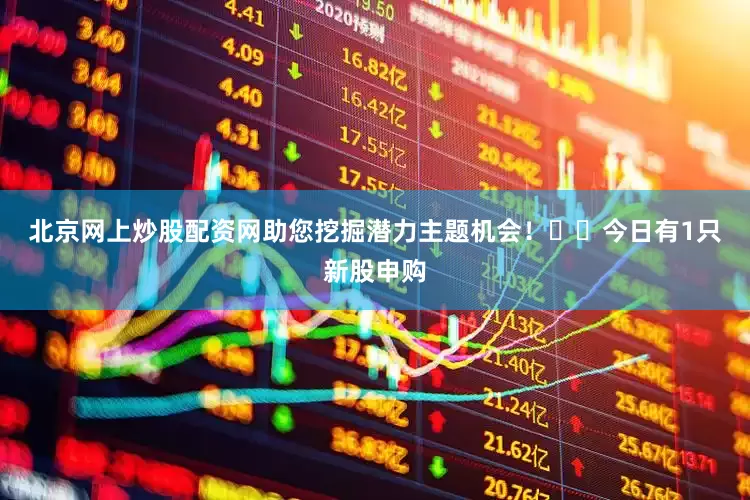 北京网上炒股配资网助您挖掘潜力主题机会！		　　今日有1只新股申购
